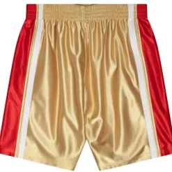 75Th Anniversary Gold Swingman Philadelphia 76Ers 1996-97 Shorts