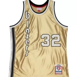 75Th Anniversary Gold Swingman Bill Walton Portland Trail Blazers 1976-77 Jersey