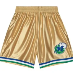 75Th Anniversary Gold Swingman Dallas Mavericks 1998-99 Shorts