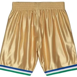 75Th Anniversary Gold Swingman Dallas Mavericks 1998-99 Shorts