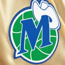 75Th Anniversary Gold Swingman Dallas Mavericks 1998-99 Shorts