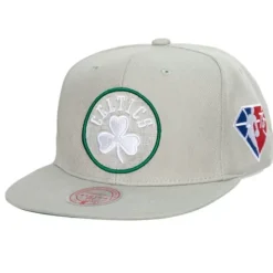 75Th Silver Snapback Boston Celtics