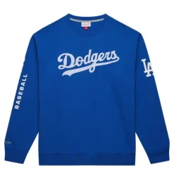 There And Back Fleece Crew Current Logo Los Angeles Dodgers