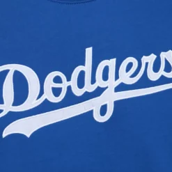 There And Back Fleece Crew Current Logo Los Angeles Dodgers