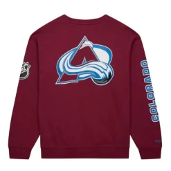 There And Back Fleece Crew Current Logo Colorado Avalanche