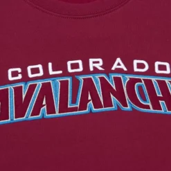 There And Back Fleece Crew Current Logo Colorado Avalanche