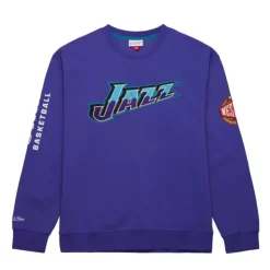 There And Back Fleece Crew Utah Jazz