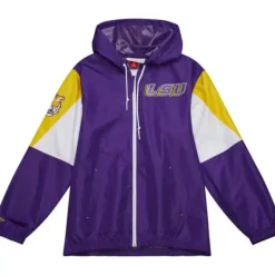 Throw It Back Full Zip Windbreaker Louisiana State University