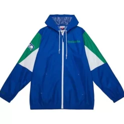 Throw It Back Full Zip Windbreaker Seattle Seahawks