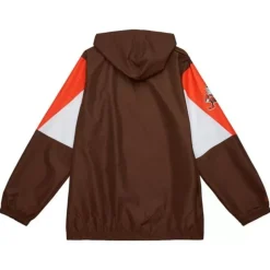 Throw It Back Full Zip Windbreaker Cleveland Browns