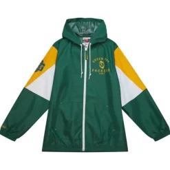 Throw It Back Full Zip Windbreaker Green Bay Packers