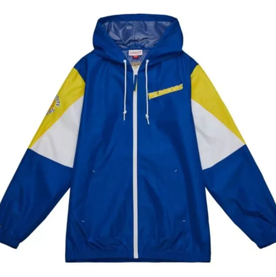 Throw It Back Full Zip Windbreaker Golden State Warriors