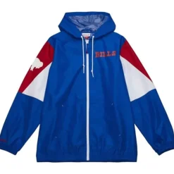 Throw It Back Full Zip Windbreaker Buffalo Bills