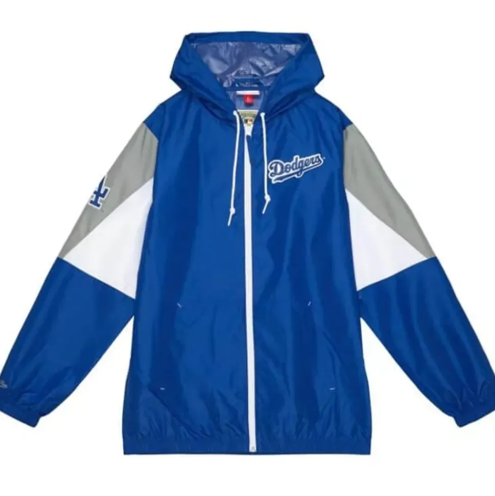 Throw It Back Full Zip Windbreaker Los Angeles Dodgers