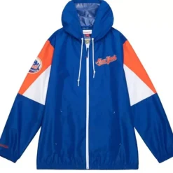 Throw It Back Full Zip Windbreaker New York Mets