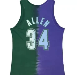 Tie Dye Cotton N&N Tank Milwaukee Bucks Ray Allen