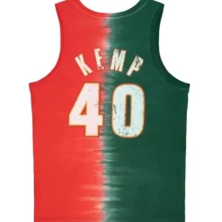 Tie Dye Cotton N&N Tank Seattle Supersonics Shawn Kemp