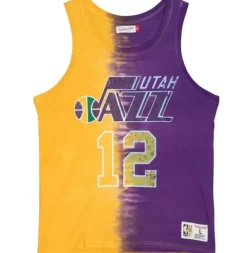 Tie Dye Cotton N&N Tank Utah Jazz John Stockton