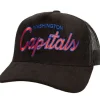 Times Up Trucker Vntg Washington Capitals
