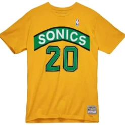 Traditional Name & Number Tee Seattle Supersonics 1995-96 Gary Payton