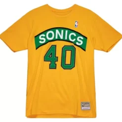 Traditional Name & Number Tee Seattle Supersonics 1995-96 Shawn Kemp