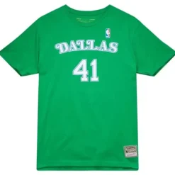 Traditional Name & Number Tee Dallas Mavericks 2007-08 Dirk Nowitzki