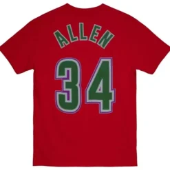 Traditional Name & Number Tee Milwaukee Bucks 1996-97 Ray Allen