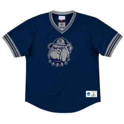 Unbeaten Mesh V-Neck Georgetown University