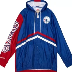 Undeniable Full Zip Windbreaker Philadelphia 76Ers