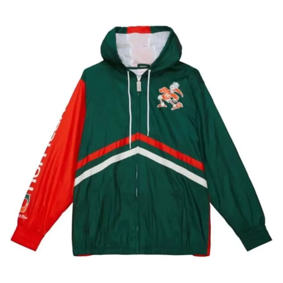Undeniable Full Zip Windbreaker University Of Miami