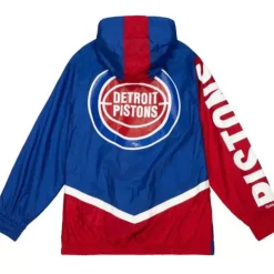 Undeniable Full Zip Windbreaker Detroit Pistons