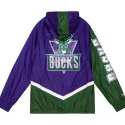 Undeniable Full Zip Windbreaker Milwaukee Bucks