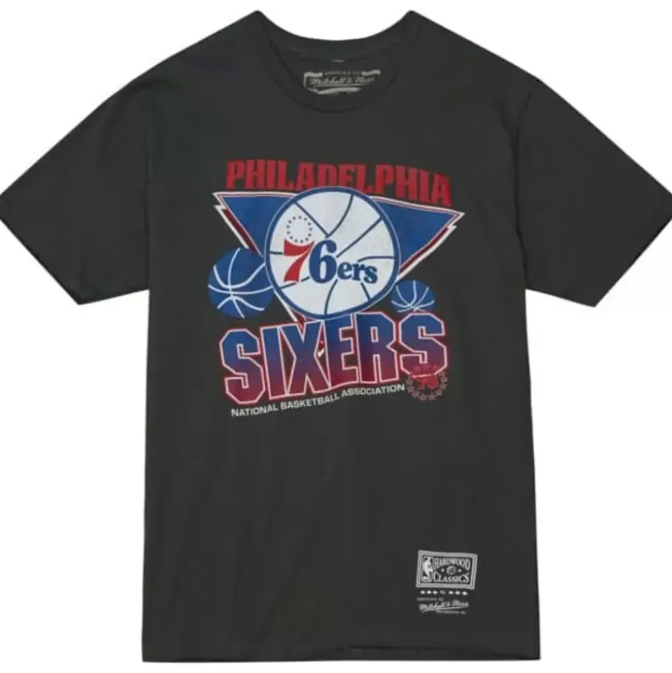 Vintage Cracked Tee Philadelphia 76Ers