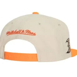 Vintage Cream Snapback Anaheim Ducks