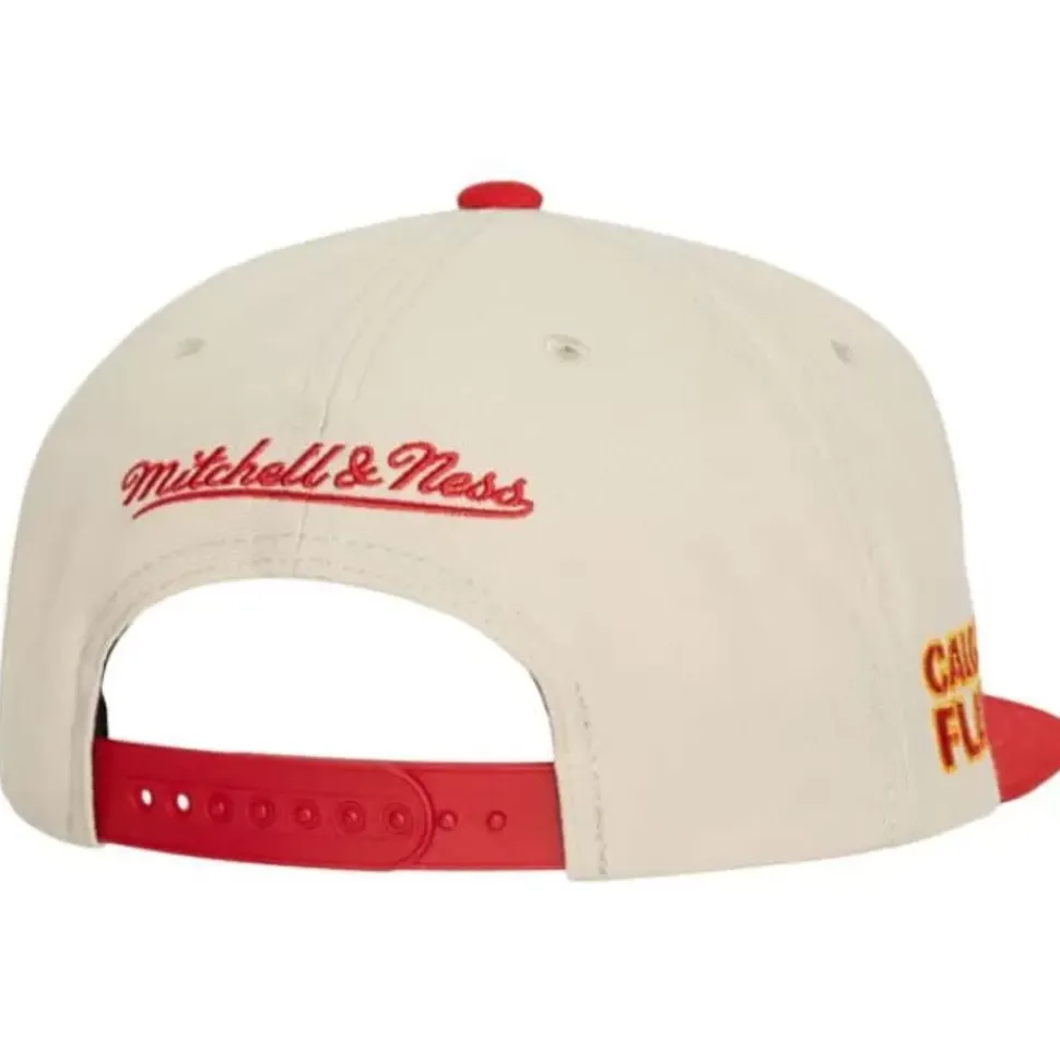 Vintage Cream Snapback Calgary Flames