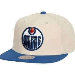 Vintage Cream Snapback Edmonton Oilers