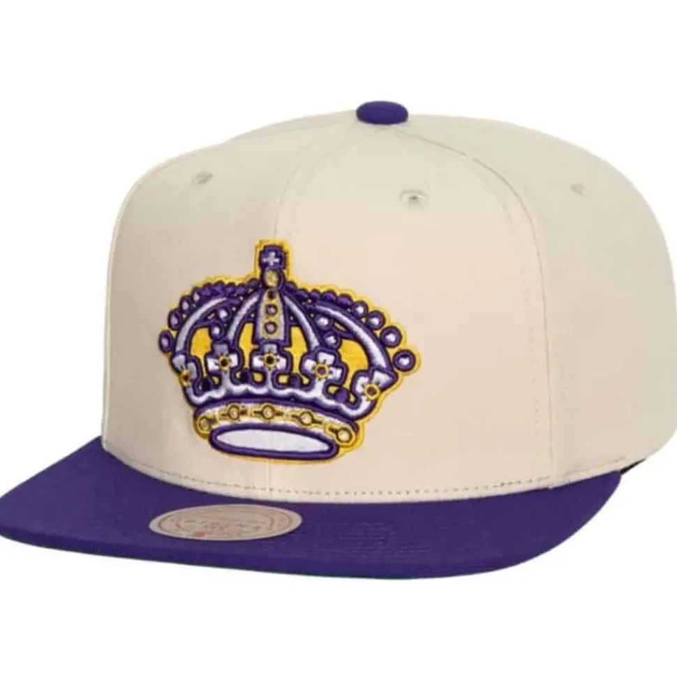Vintage Cream Snapback Los Angeles Kings