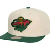 Vintage Cream Snapback Minnesota Wild