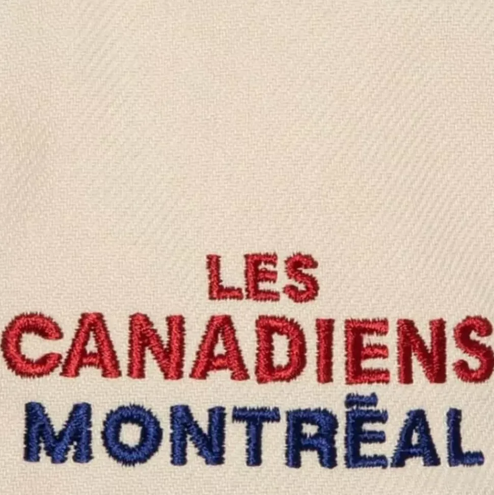 Vintage Cream Snapback Montreal Canadiens