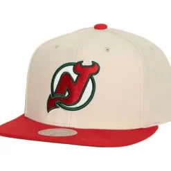 Vintage Cream Snapback New Jersey Devils