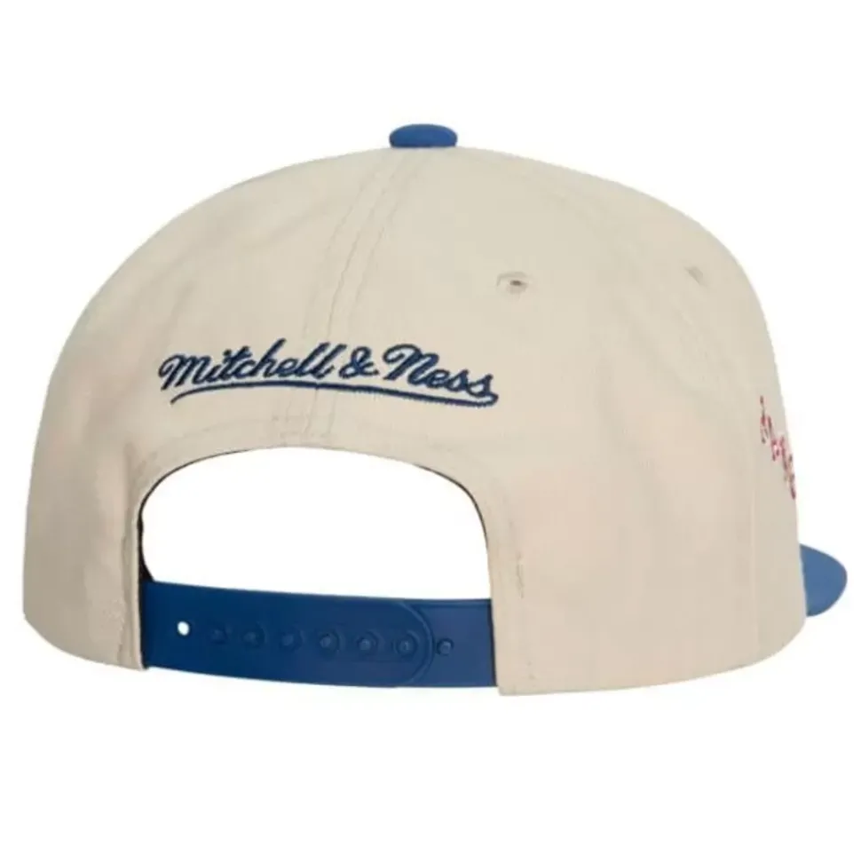 Vintage Cream Snapback New York Rangers