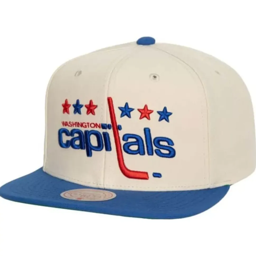 Vintage Cream Snapback Washington Capitals