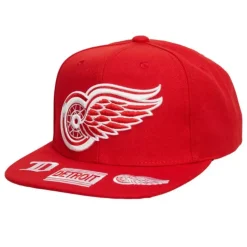 Vintage Hat Trick Snapback Detroit Red Wings