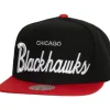 Vintage Script Snapback Chicago Blackhawks
