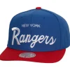 Vintage Script Snapback New York Rangers