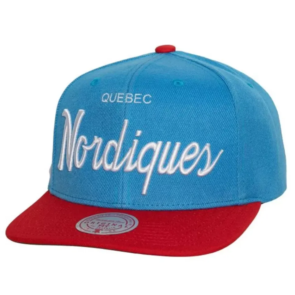 Vintage Script Snapback Quebec Nordiques