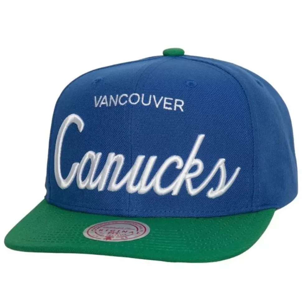 Vintage Script Snapback Vancouver Canucks