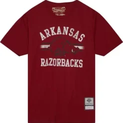 Vintage Stripes Tee University Of Arkansas