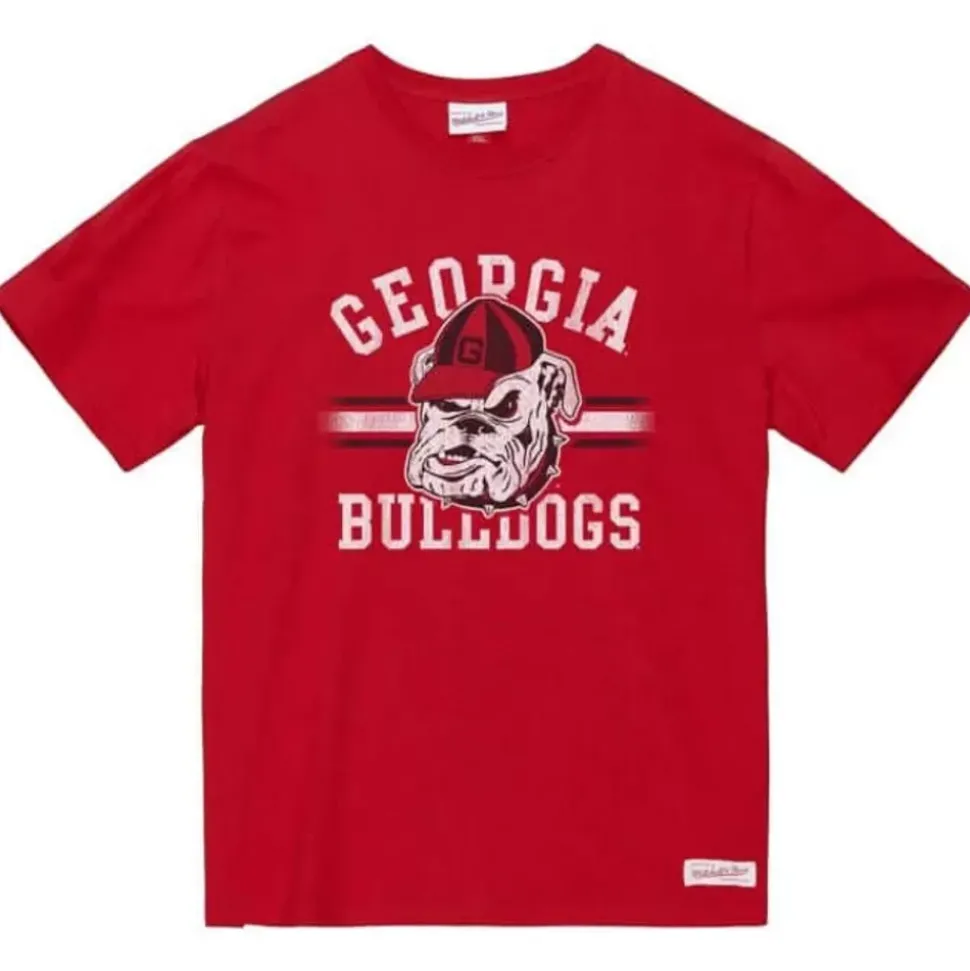 Vintage Stripes Tee University Of Georgia