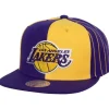 What The Pinstripe Snapback Los Angeles Lakers